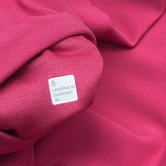 Lululemon Groove Super High-Rise Flare Pants Nulu Raspberry Coulis Size 8 NWT - Picture 4 of 4